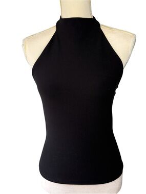 Beware! vintage halter neck blouse, size Large, summer, y2k, dressy, party
